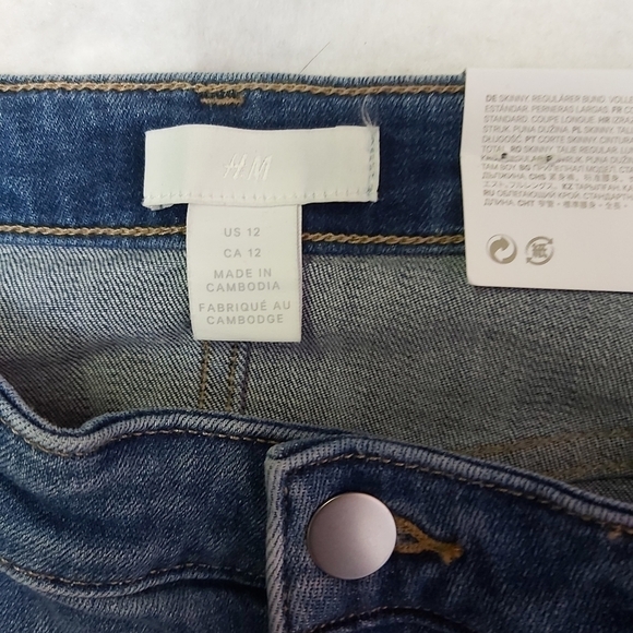H&m skinny jeans regular waist - Picture 5 of 9